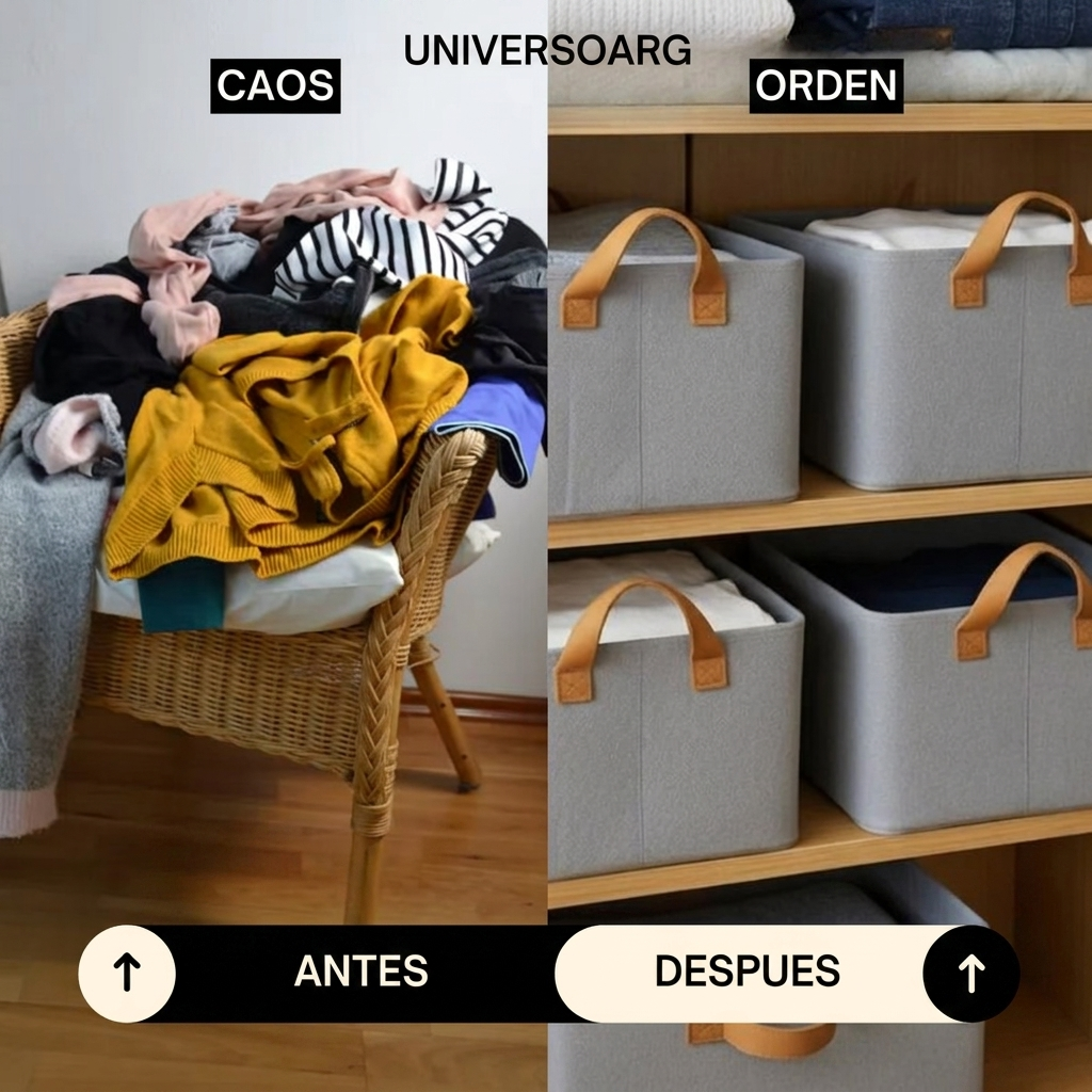 Organizadores de Ropa Plegables Comprá 1 y lleváte 3